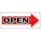 Signmission GIANT RIGHT OPEN ARROW BANNER SIGN turn here sale follow directions B-96 Giant Right Open Arrow - alternate 1
